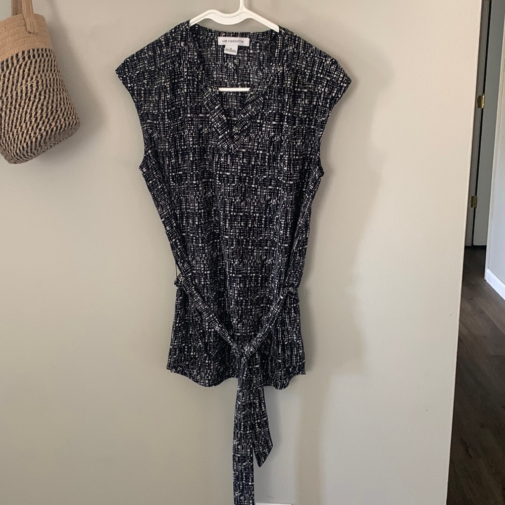 Liz Claiborne sz S polyester top